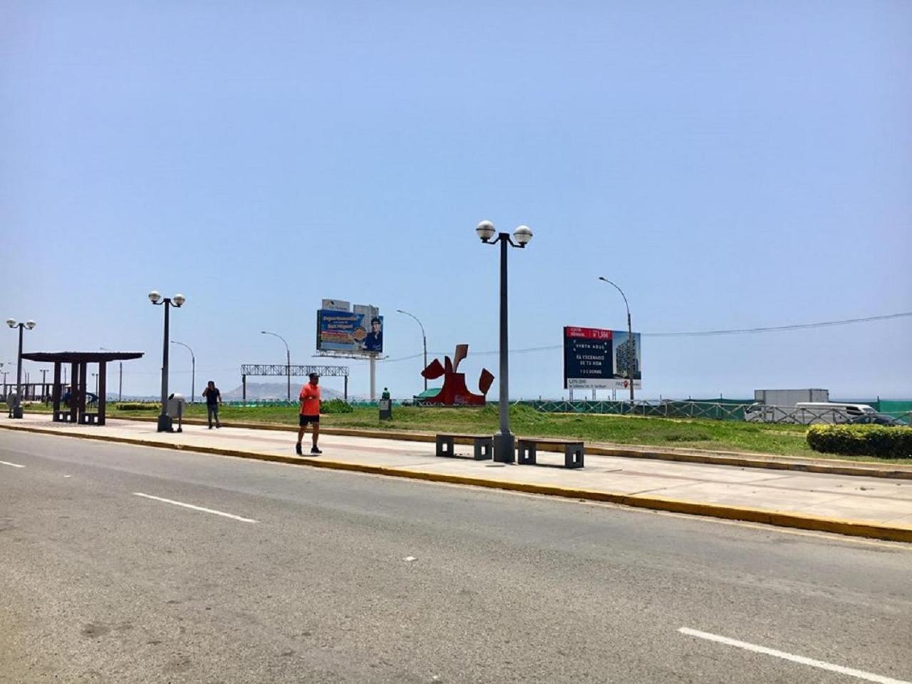 Ocean View Close To Airport Lima Exteriör bild